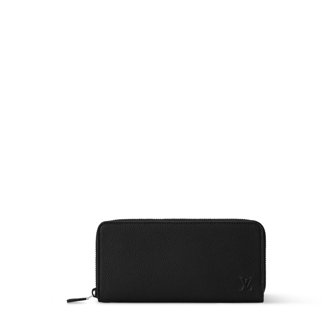 J　　　　　Louis Vuitton マネークリップ ブラック エピ Zippy Wallet Horizontal LV Aerogram - Men Small Leather Goods